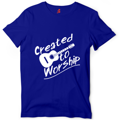 Created to Worship : Guitarist - BandAdda Rock Metal Band T-shirt