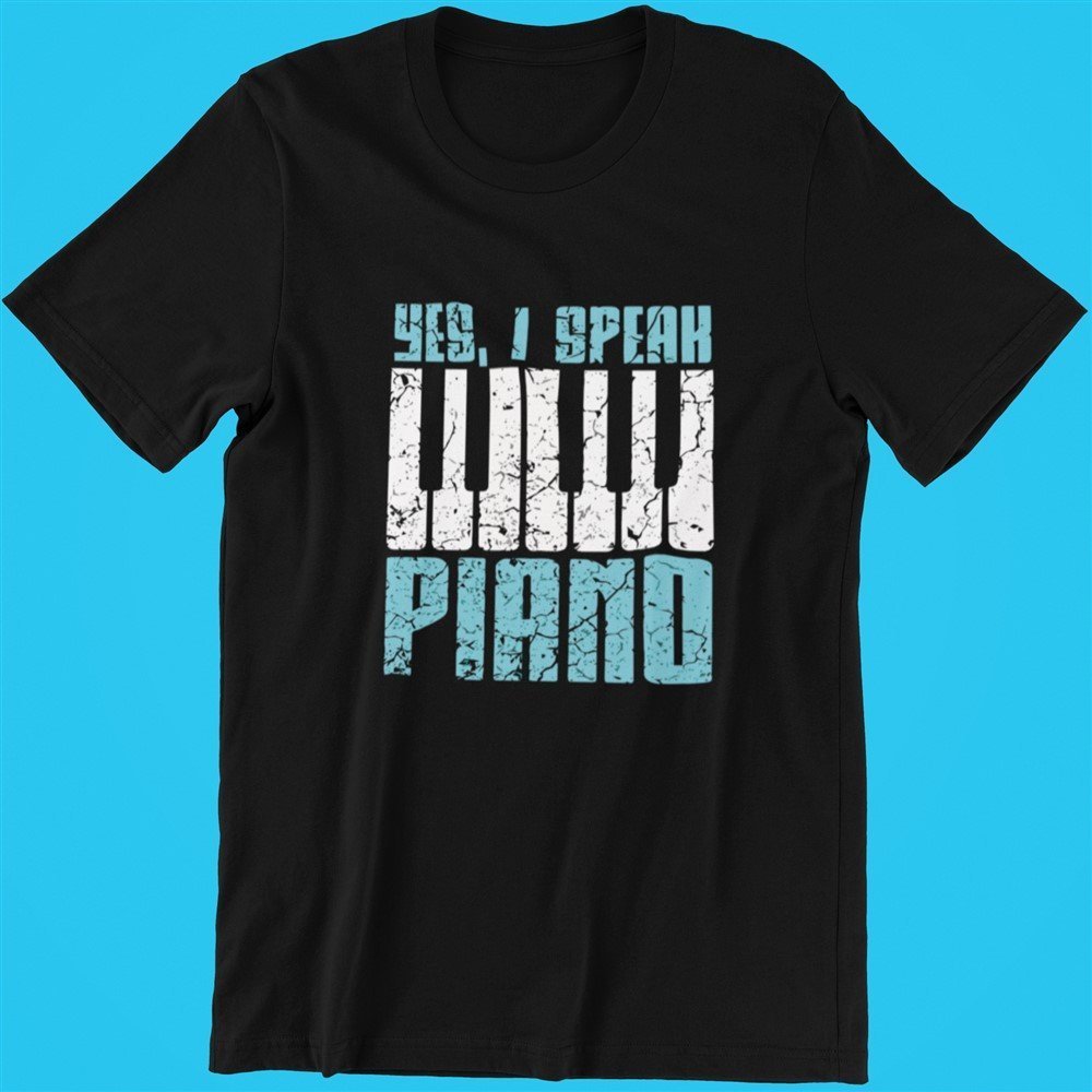 Piano Player Black Tshirt