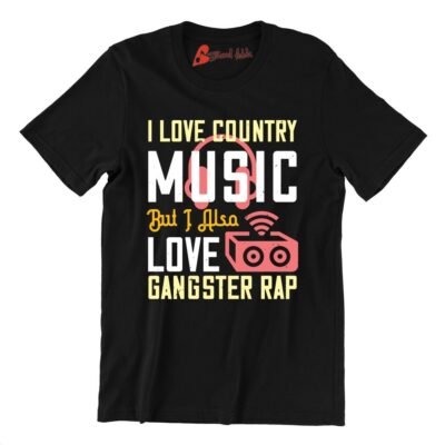 I love country music but I also love gangster rap