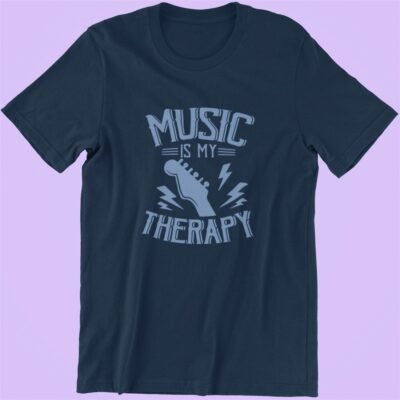 Guitar Music Is My Therapy Musician Gift