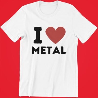 I Love Metal Simple Heart