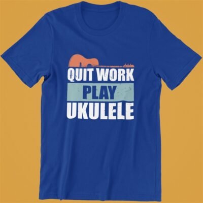 Quit Work Play Ukulele Vintage